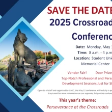 Event flyer for Crossroads Conference 2025